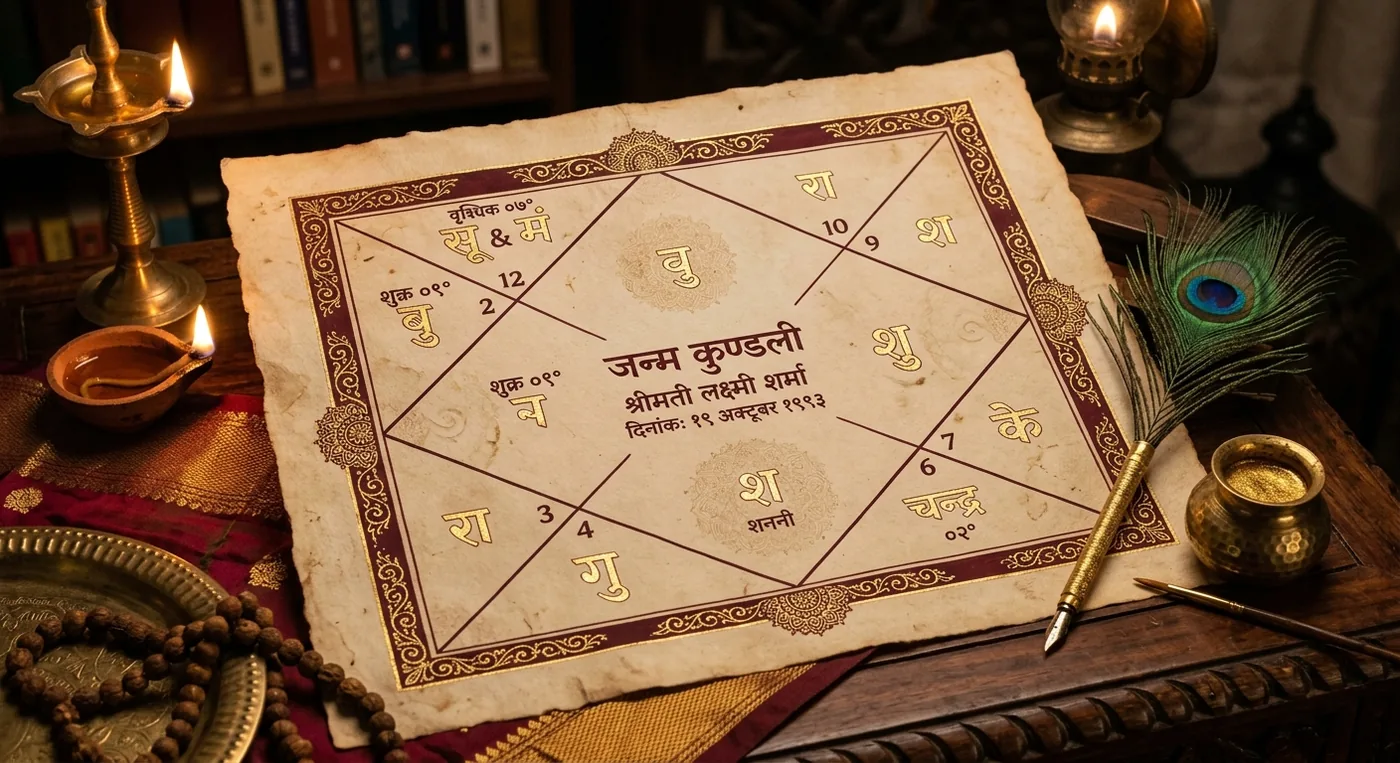 जन्म कुंडली चार्ट